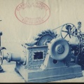 Brad's original picture of a Woodward compensating type water wheel governor connected to a Pelton Wheel. 